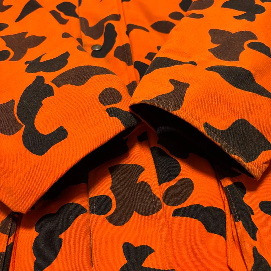 90's USA製 Cabela's ダックハンターカモ オレンジ 中綿