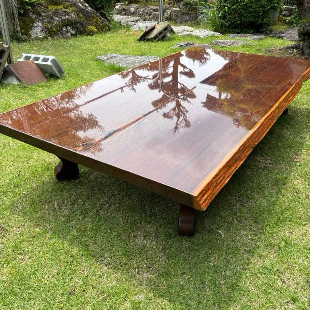 無垢材・鉄刀木（タガヤサン）の座卓