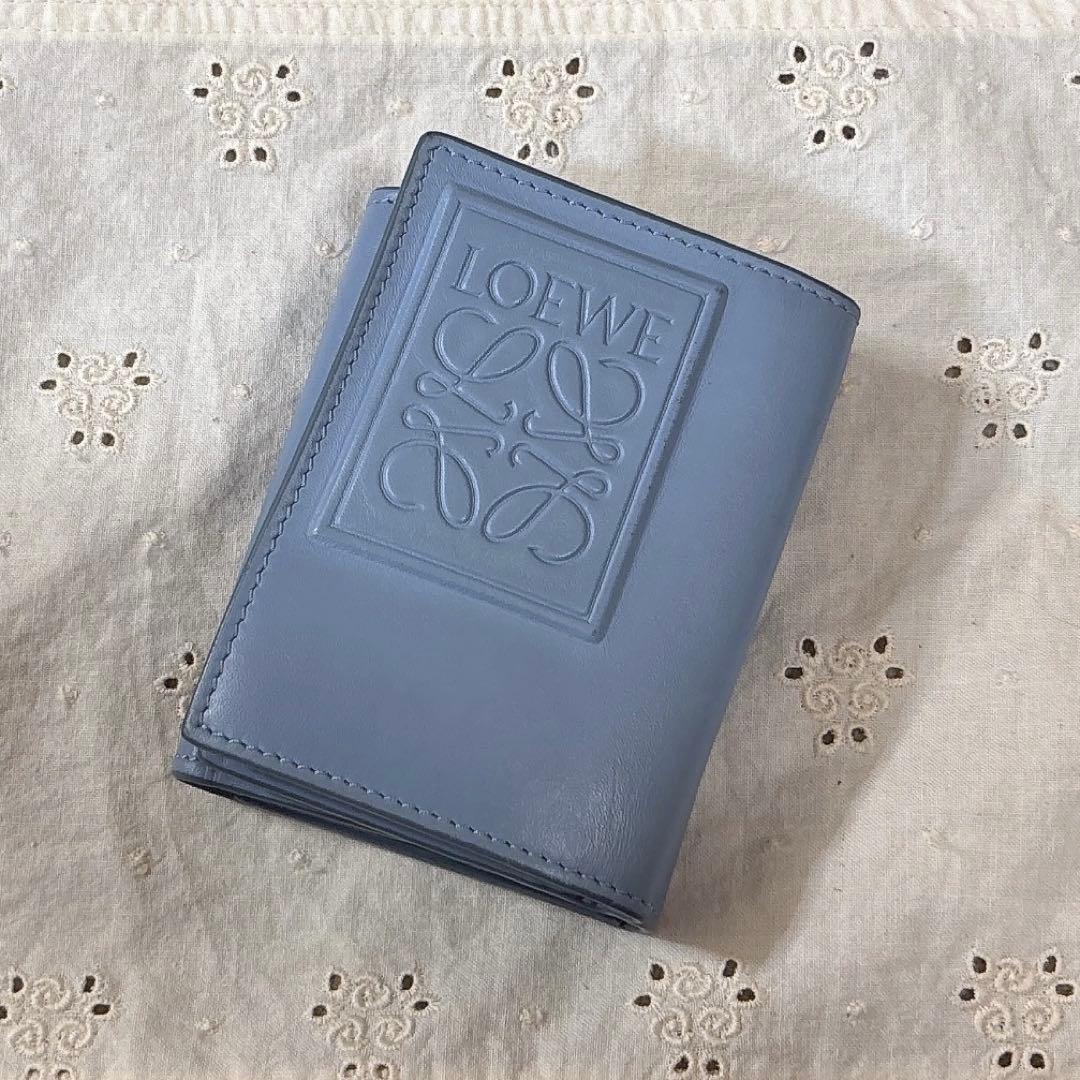 【レア】ロエベ トライフォールド ウォレット三つ折り財布