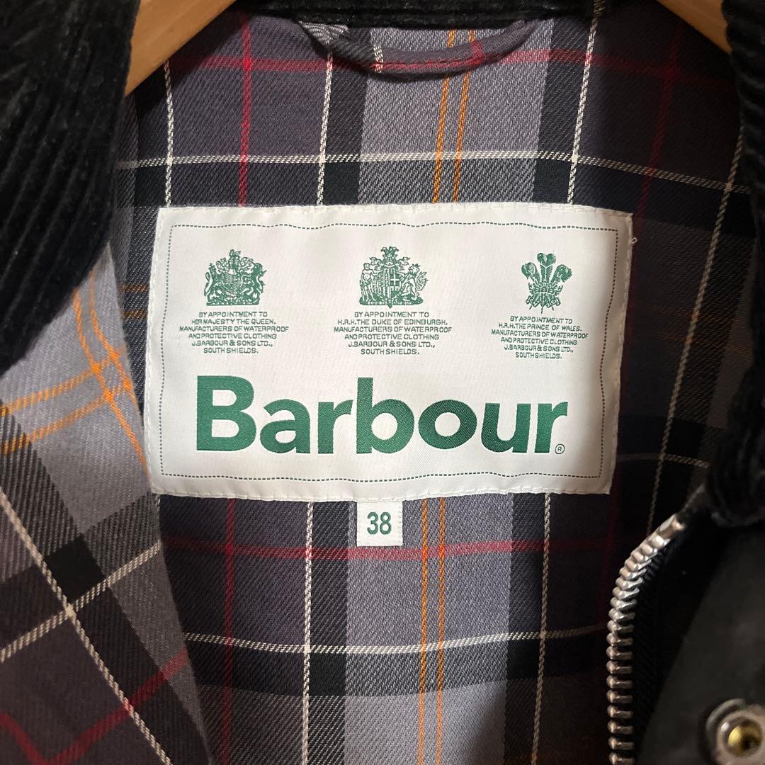 Barbour TRANSPORT WAX JACKET バブアー 黒 38