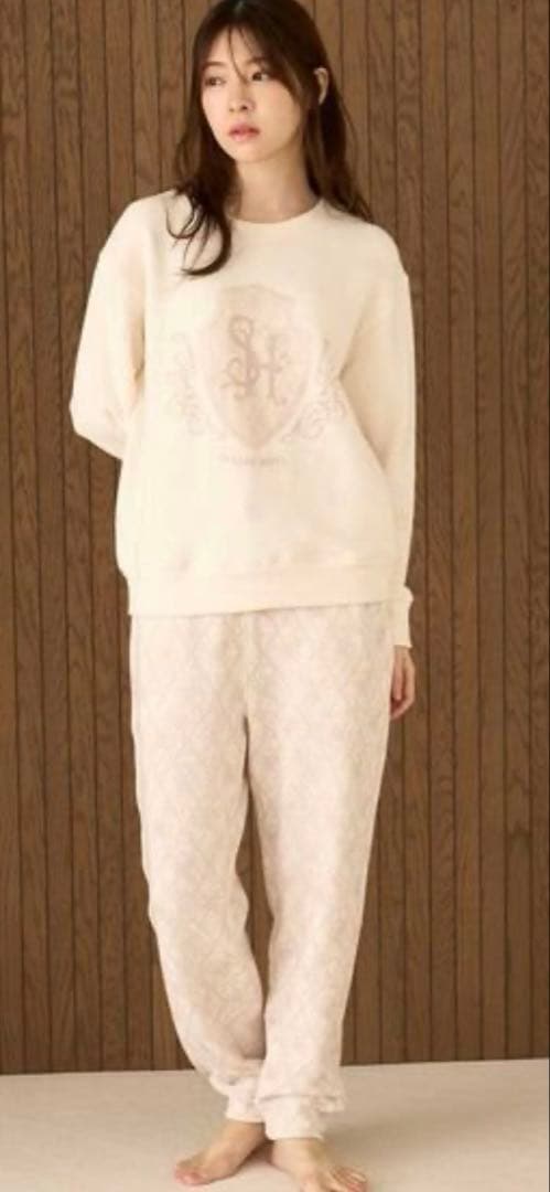 SNIDEL  ストレッチスウェットセットアップ　ピンク