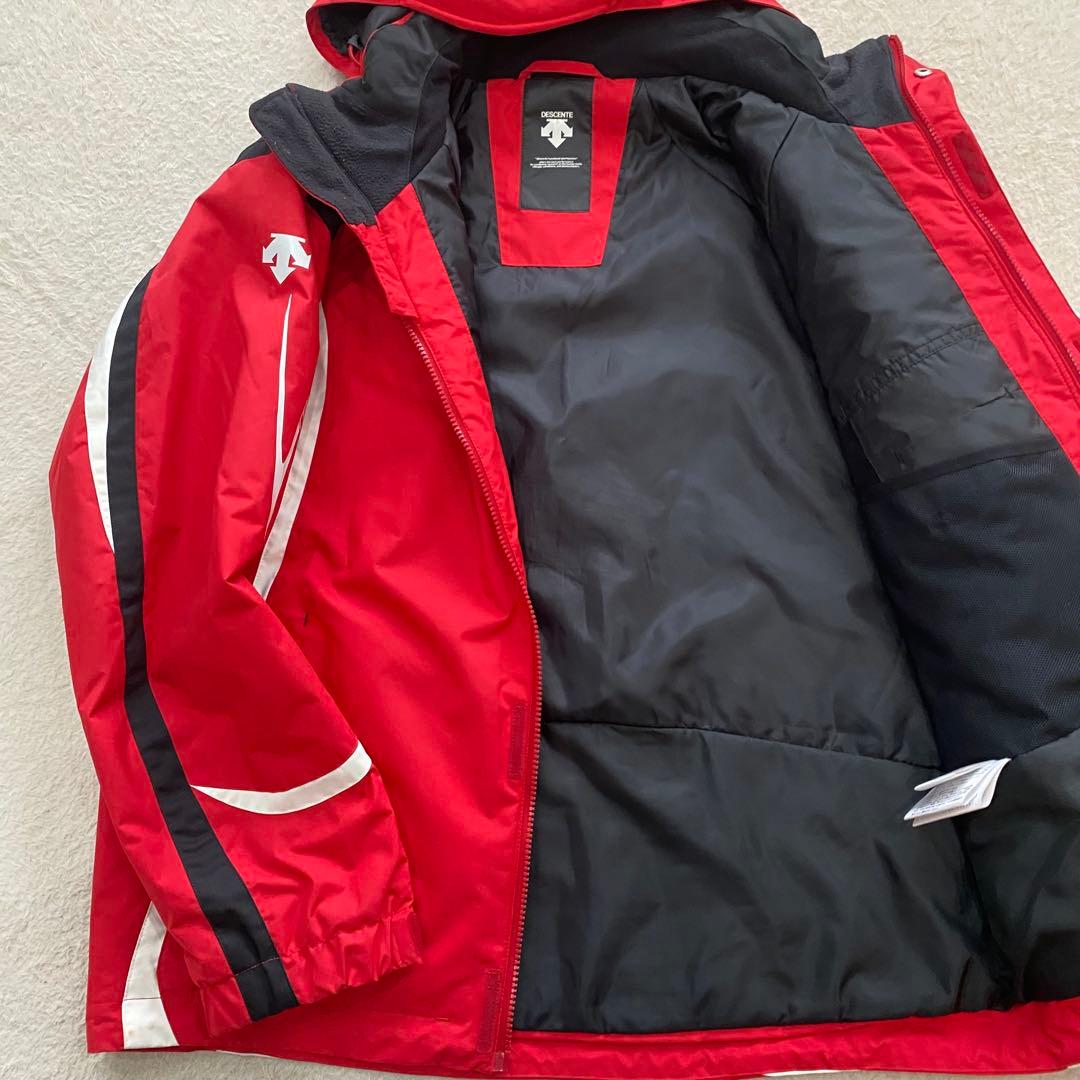【希少】Ｌサイズ　DESCENTE スノーボードウェア セット フード取外可