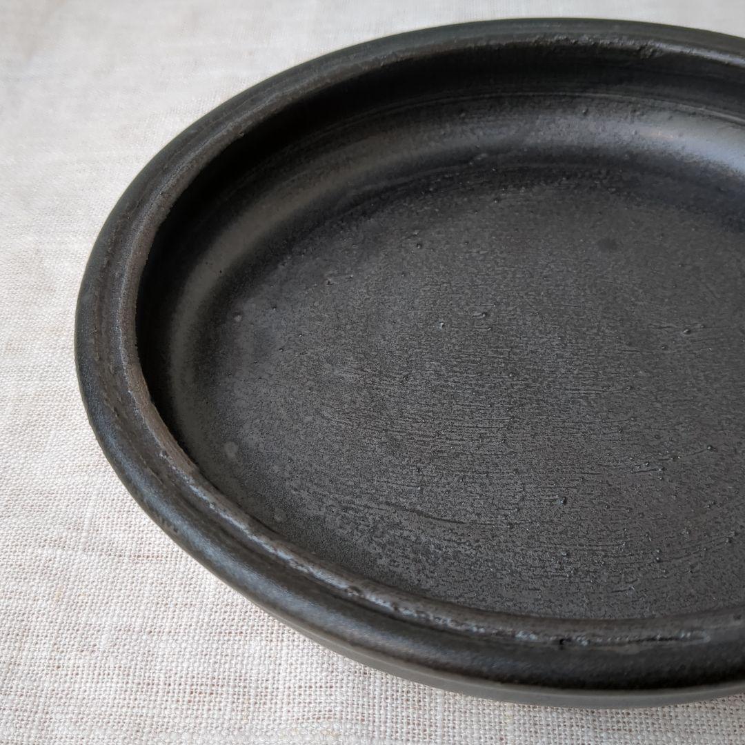 未使用品　市川孝　楕円　オーバル　皿　耐火皿　魯山