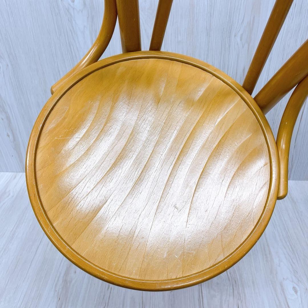 秋田木工 ベントウッド ダイニングチェア No.1110 ② 曲木 椅子 イス