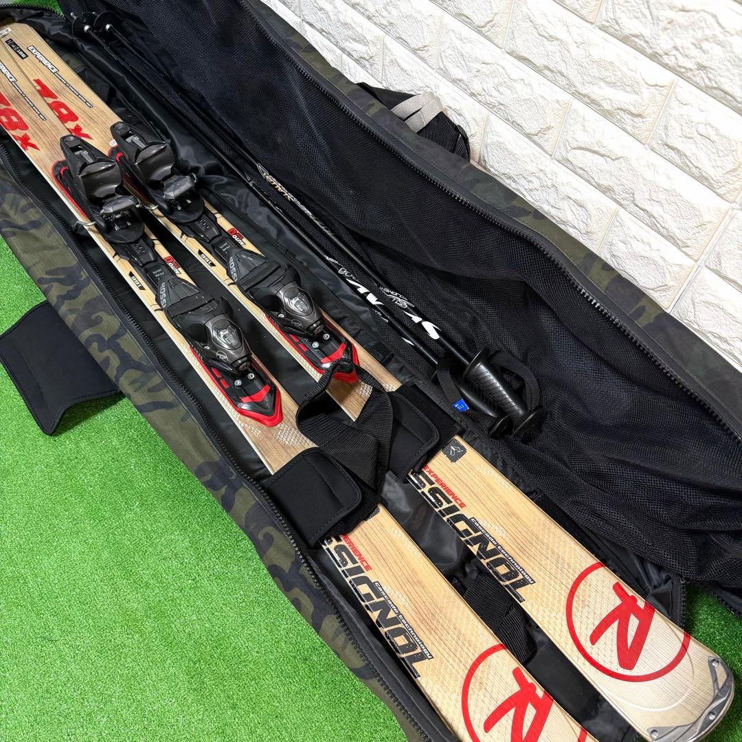 美品　ROSSIGNOL 78X 166 SALOMON ストック　ケース付き