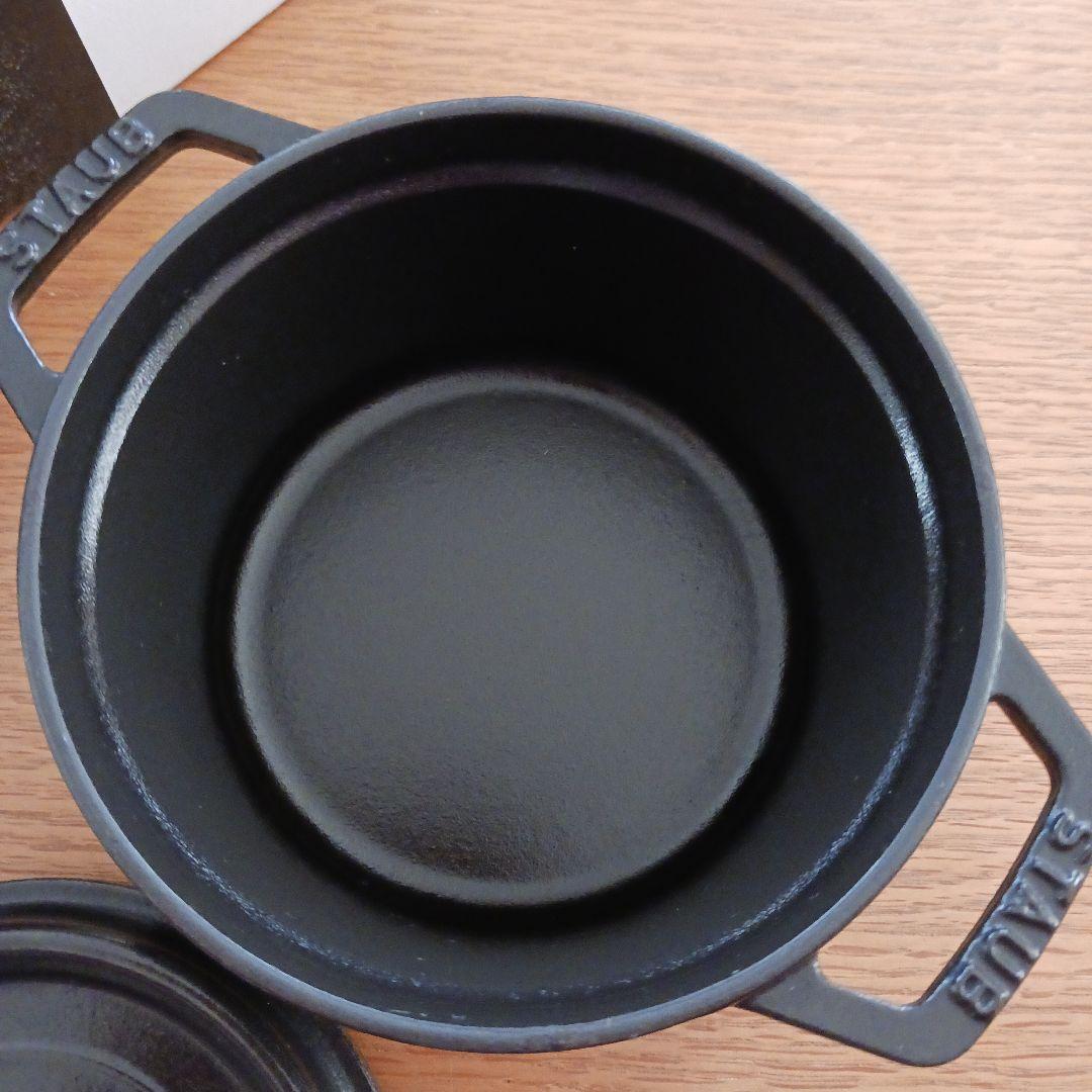 ストウブ ピコ・ココット ラウンド 14cm ブラック