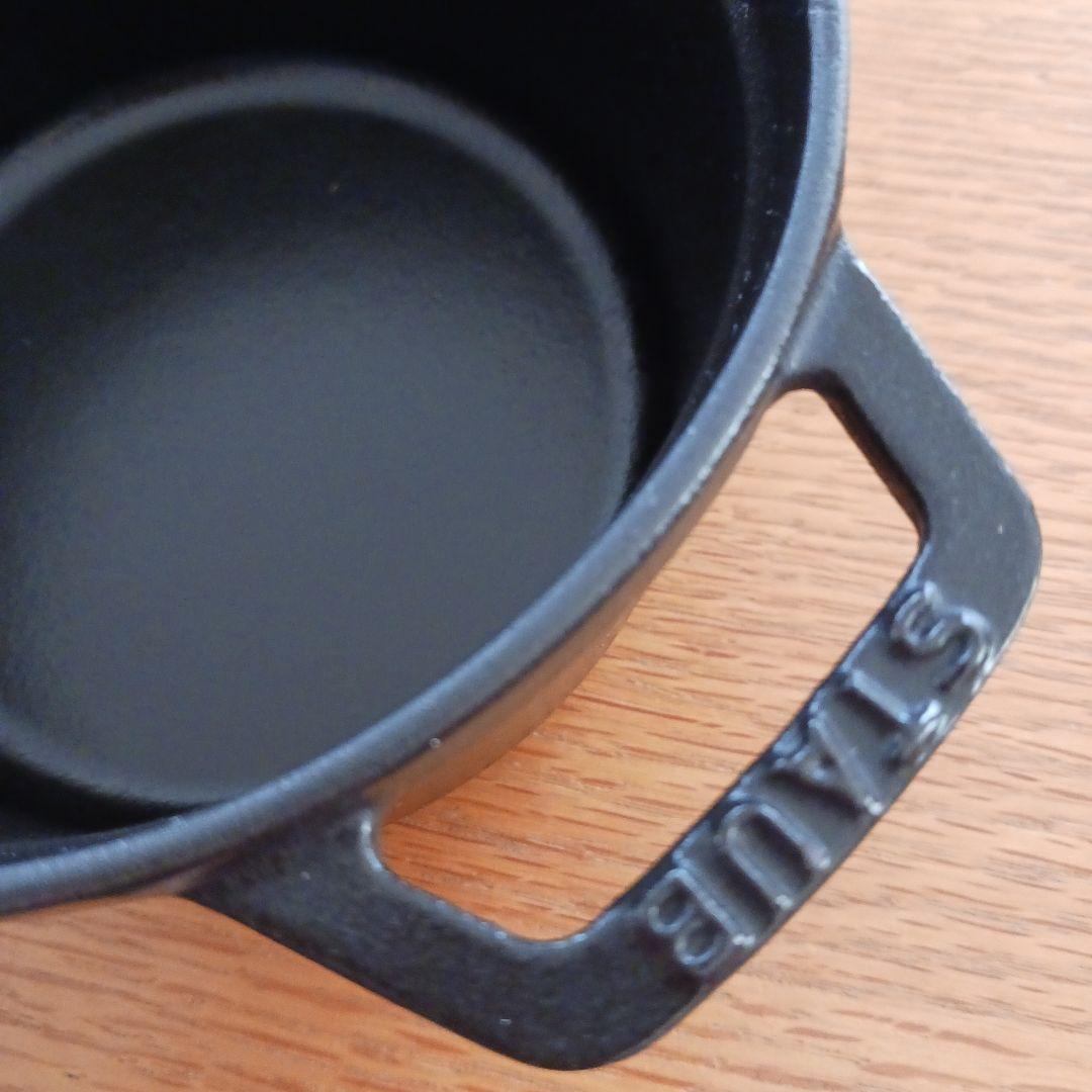 ストウブ ピコ・ココット ラウンド 14cm ブラック