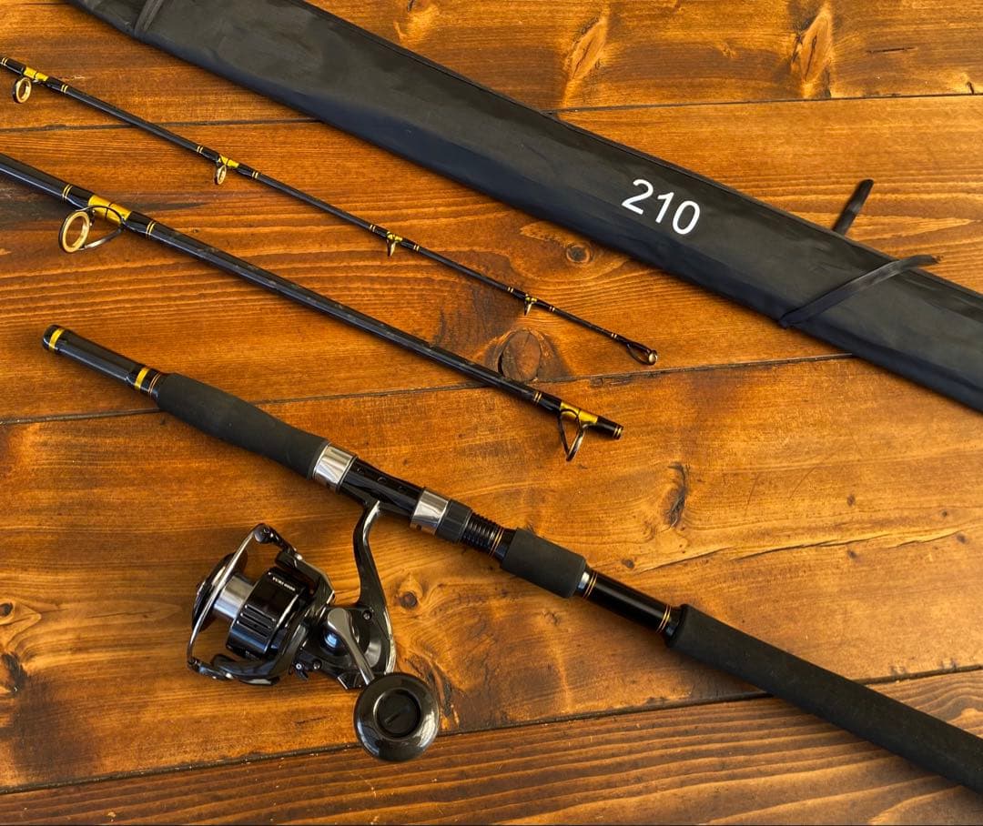 釣り竿セット　ジギングロッド　船釣り　3P パックロッド　スロージギング　新品
