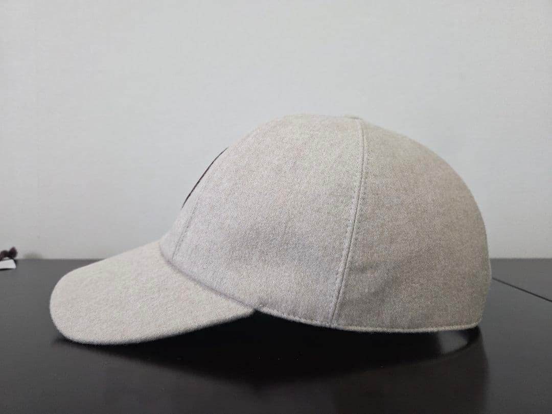 kei エルメス セレナ 58 カシミヤ レザー シルバー金具 キャップ