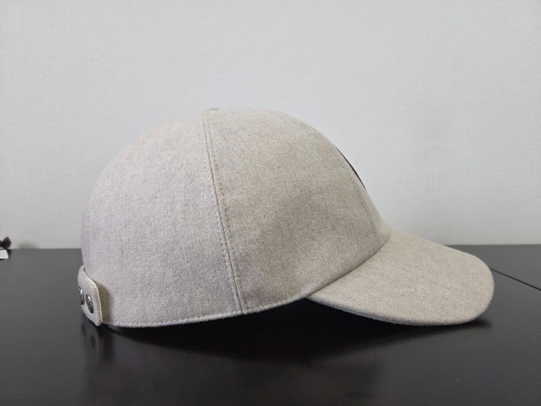 kei エルメス セレナ 58 カシミヤ レザー シルバー金具 キャップ