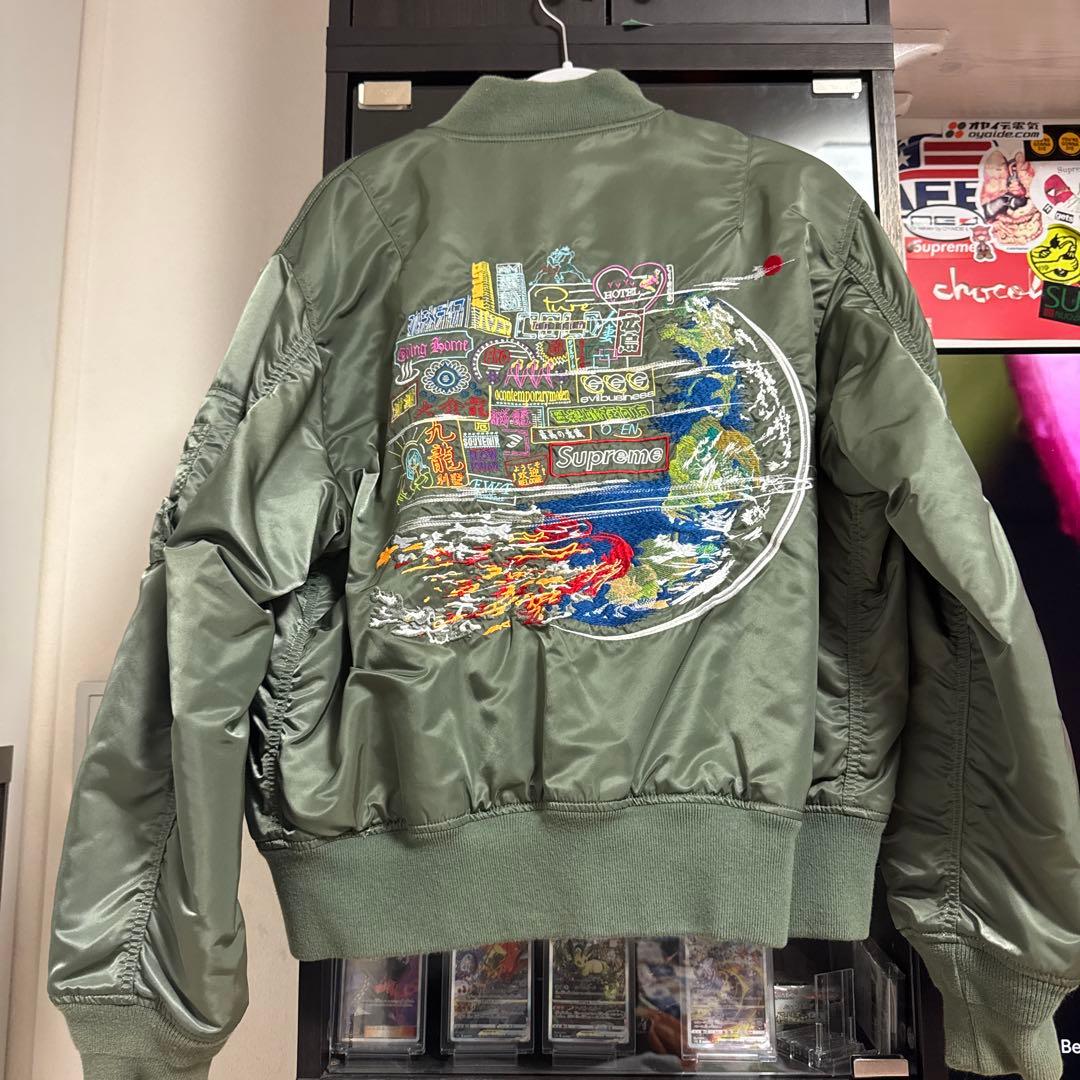 Supreme　葵産業　アルファインダストリーズ　MA1