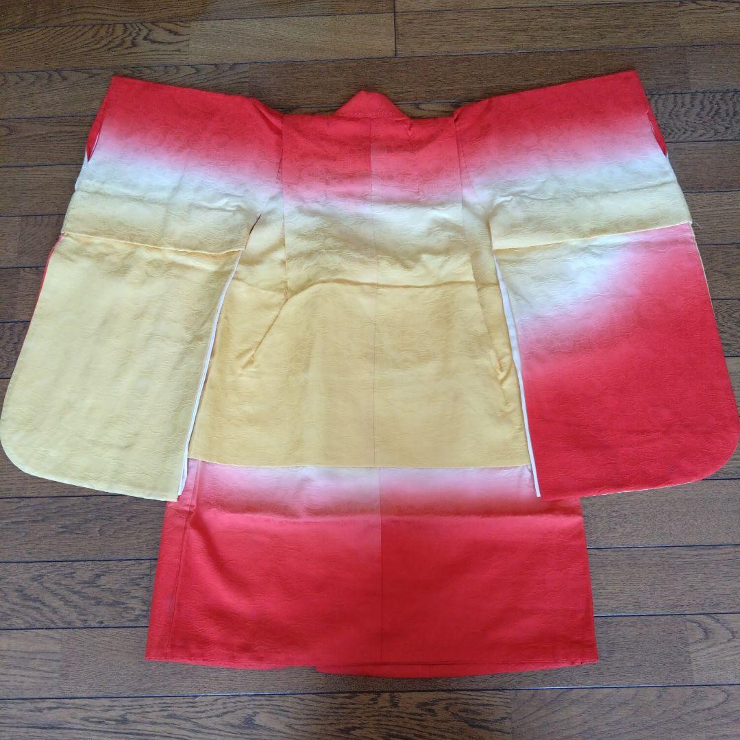 七五三　3歳　お着物　昭和レトロ