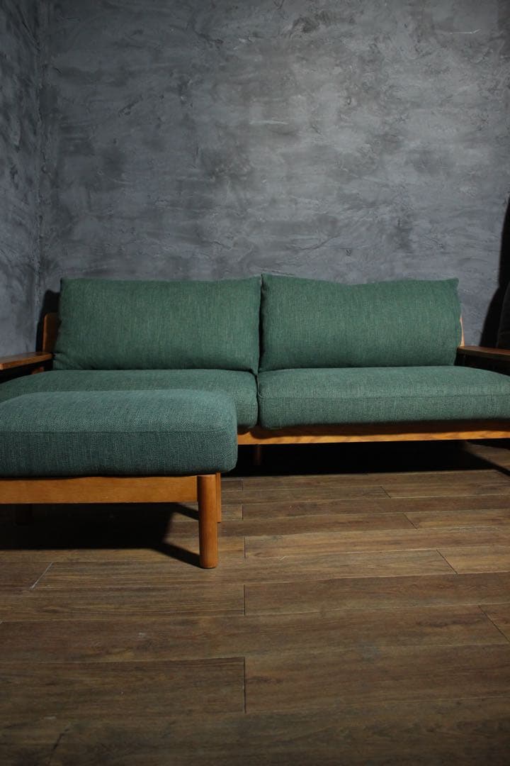 首都圏送無料〜ウニコ　キルプ　190cm ソファ　オットマン　セット　フェザー