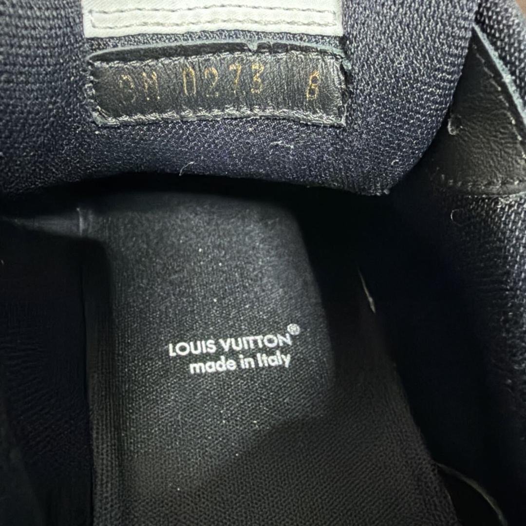 ルイヴィトン LVトレイナーライン モノグラム デニム ベルクロ スニーカー 8