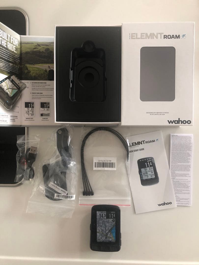 【極美品】wahoo ELEMNT ROAM とXOSSセンサーセット