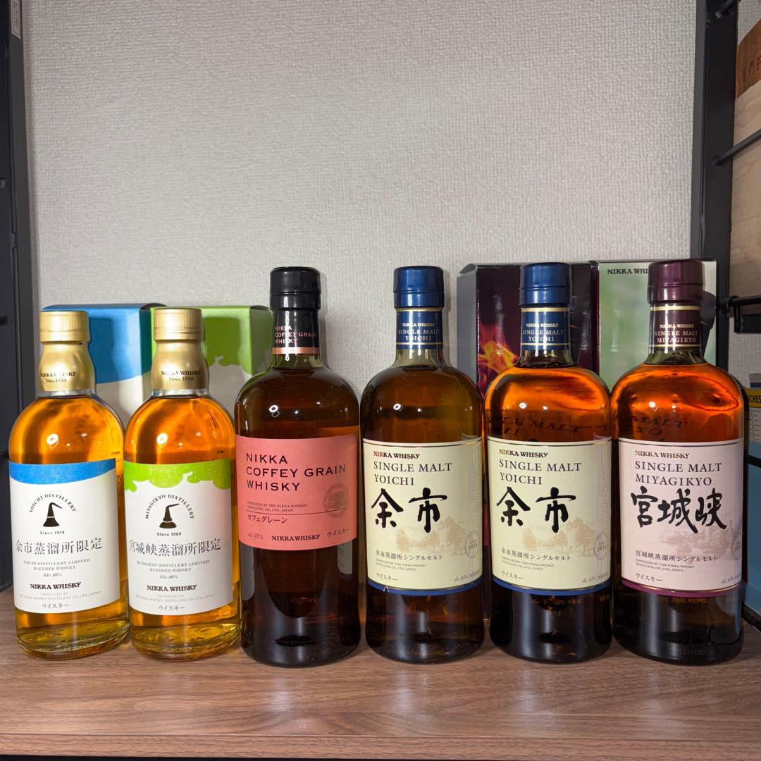 ニッカウイスキー 6本セット