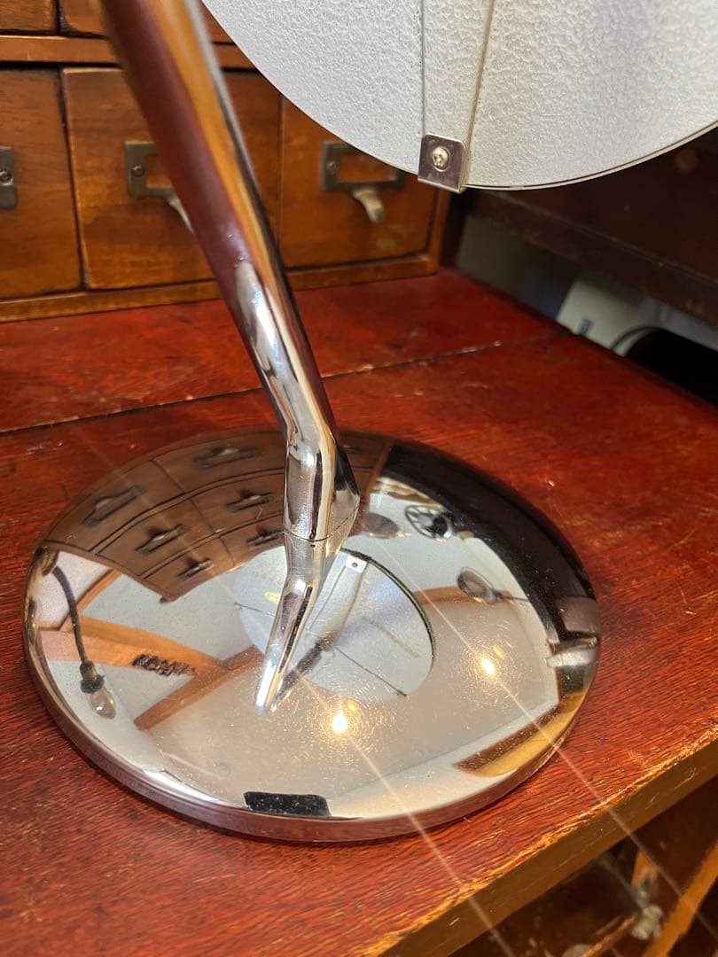 昭和レトロ アイアン 卓上鏡 化粧鏡 スタンドミラー 店舗用ミラー 店舗什器