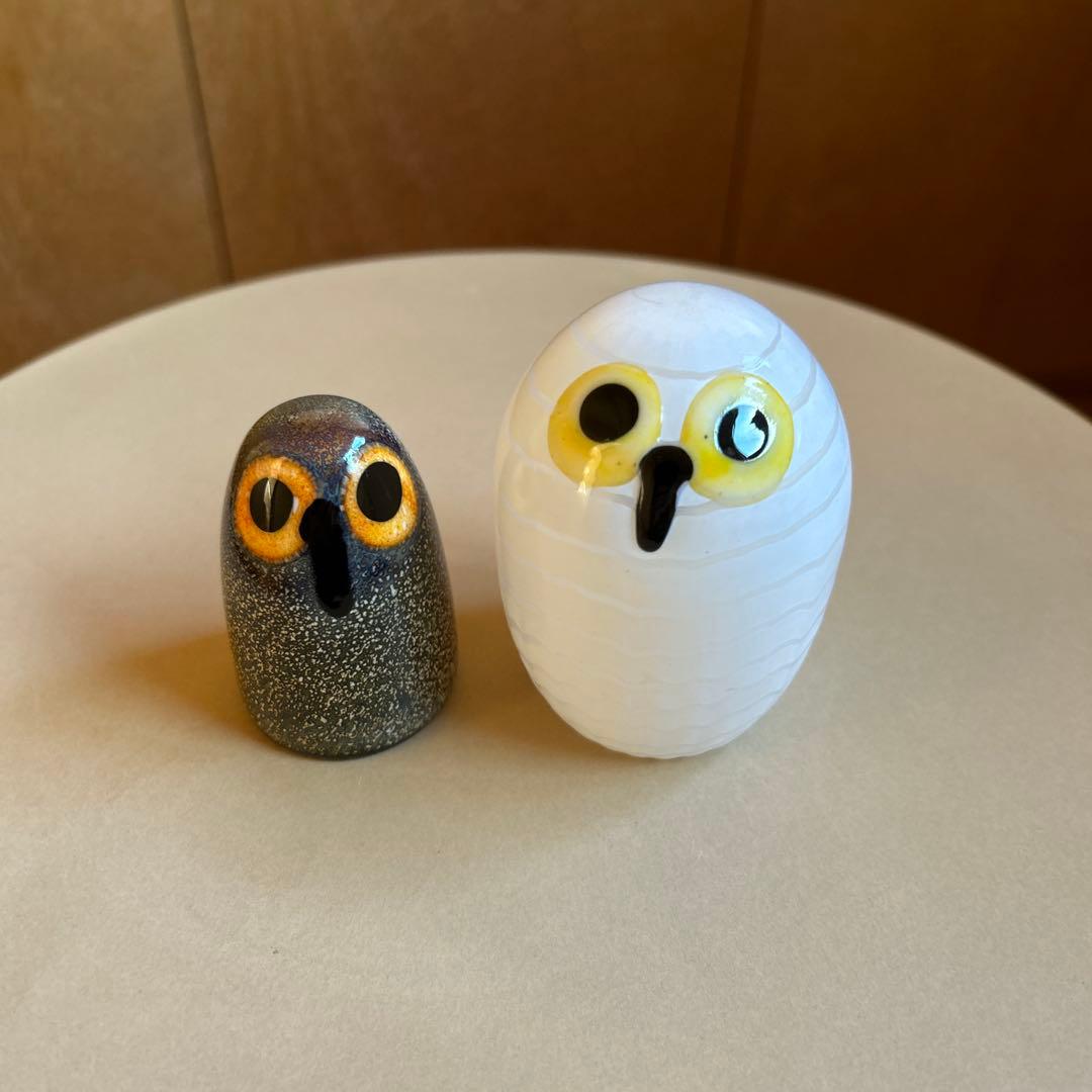 イッタラ バード　フクロウ　梟　オウル　2羽セット