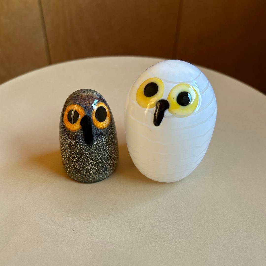 イッタラ バード　フクロウ　梟　オウル　2羽セット