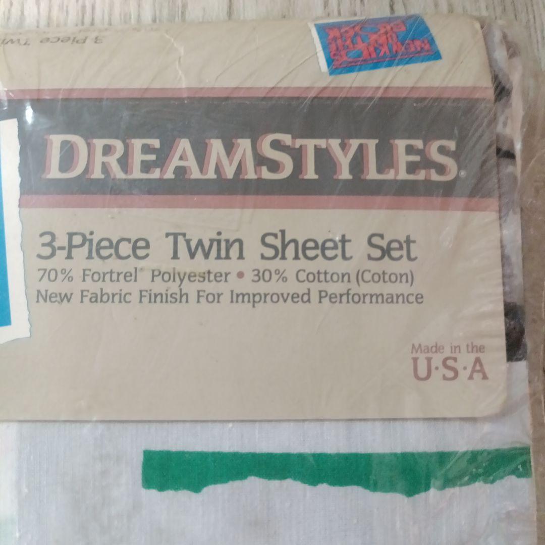 New Kids on the Block 1990 ツインサイズシーツ 未使用