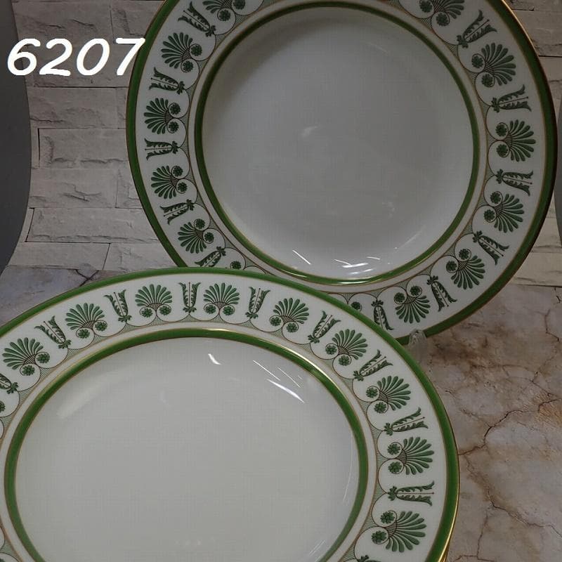 RU-6207　リチャードジノリ　パルメッテ　エメラルド　スーププレート4客