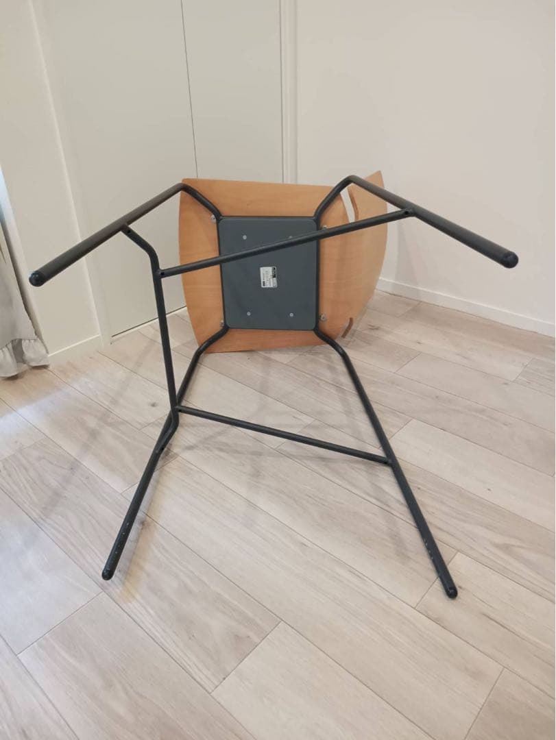 ②内田洋行/ウチダ ハイチェア ヘーゼル 背・座パッド付