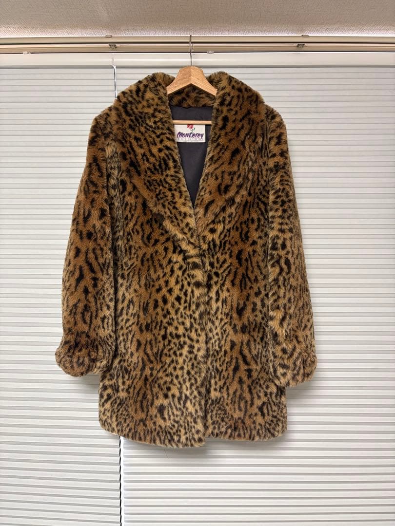 ジャケット・アウター 80's Monterey Fashions leopard fur coat