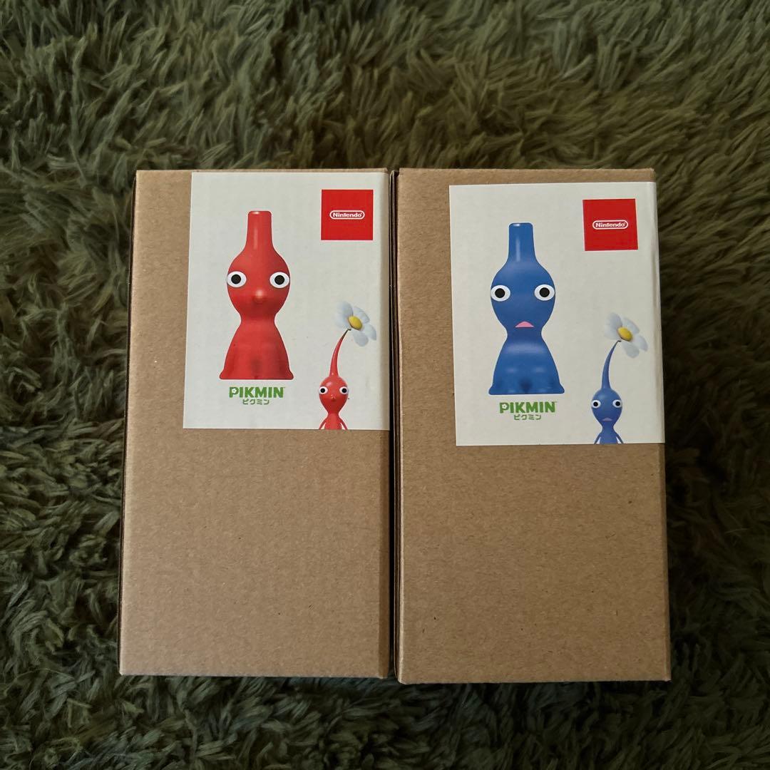 任天堂 ピクミン 一輪挿し 2個セット 赤 青