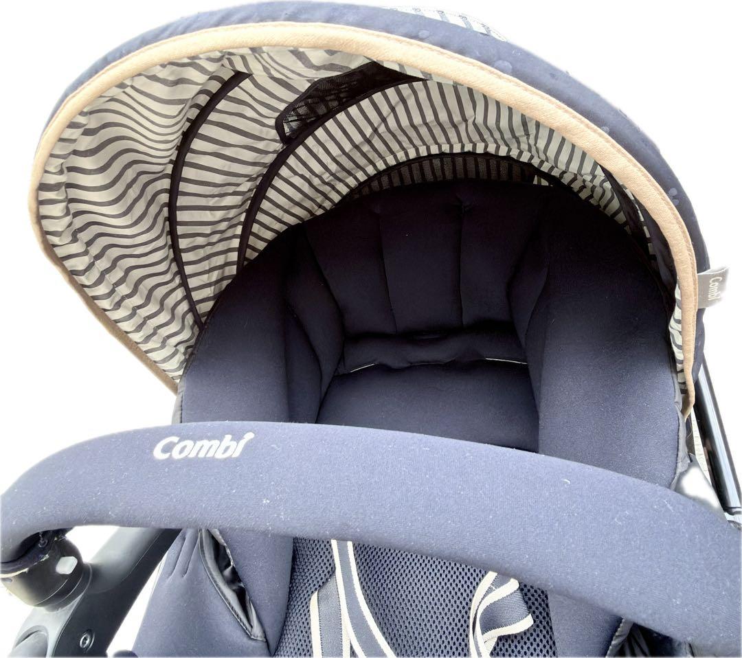 良品　Combi メチャカルハンディオート4キャスミッキーモデル　ネイビー