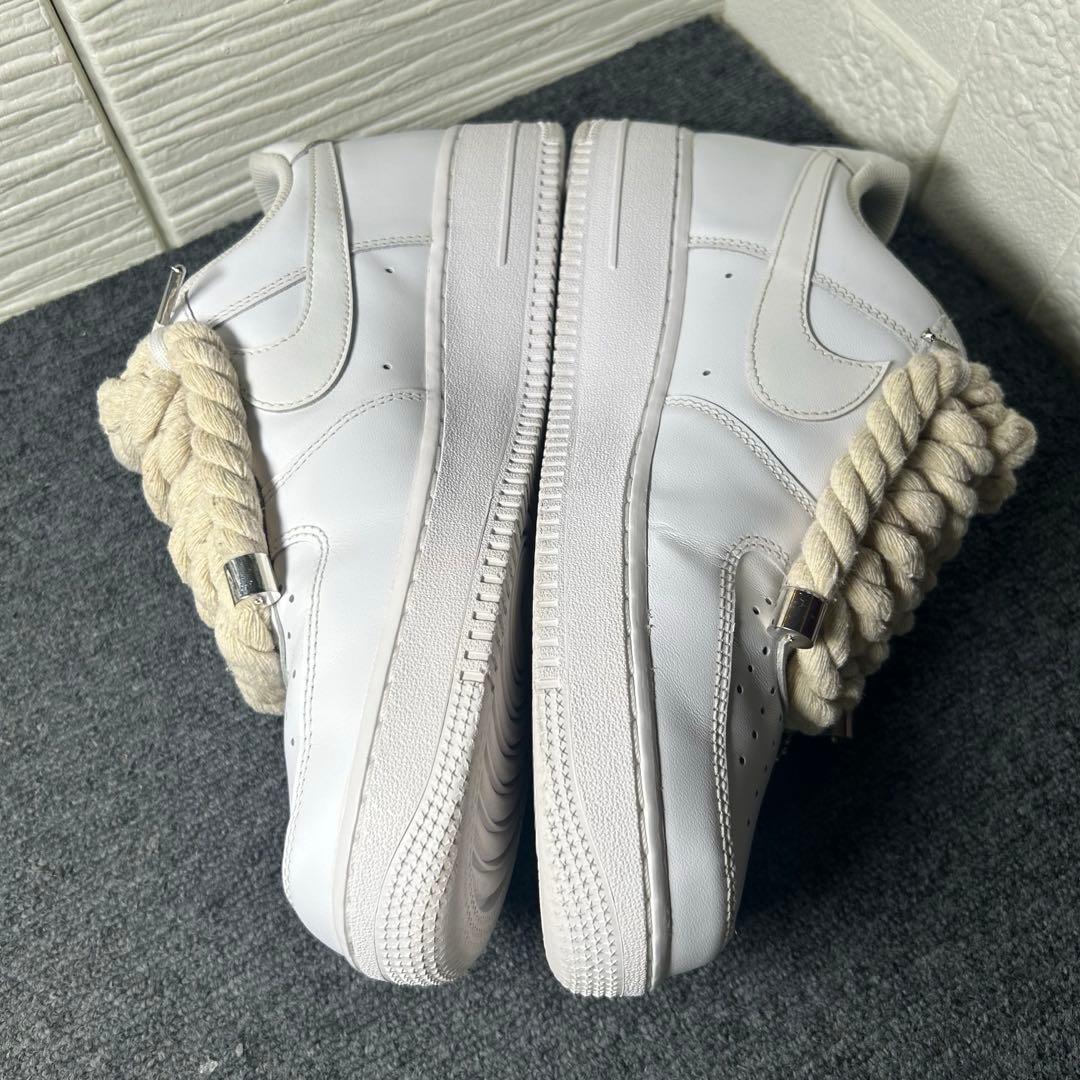 ナイキ エアフォース1 ロー '07 12mmオフホワイトカスタム拡張なし