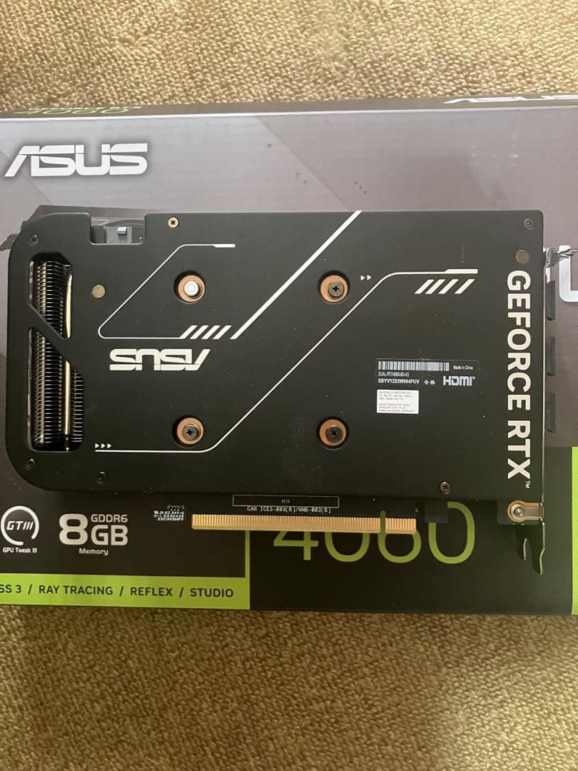 RTX4060 ジャンク(DUAL-RTX4060-8G-V2)