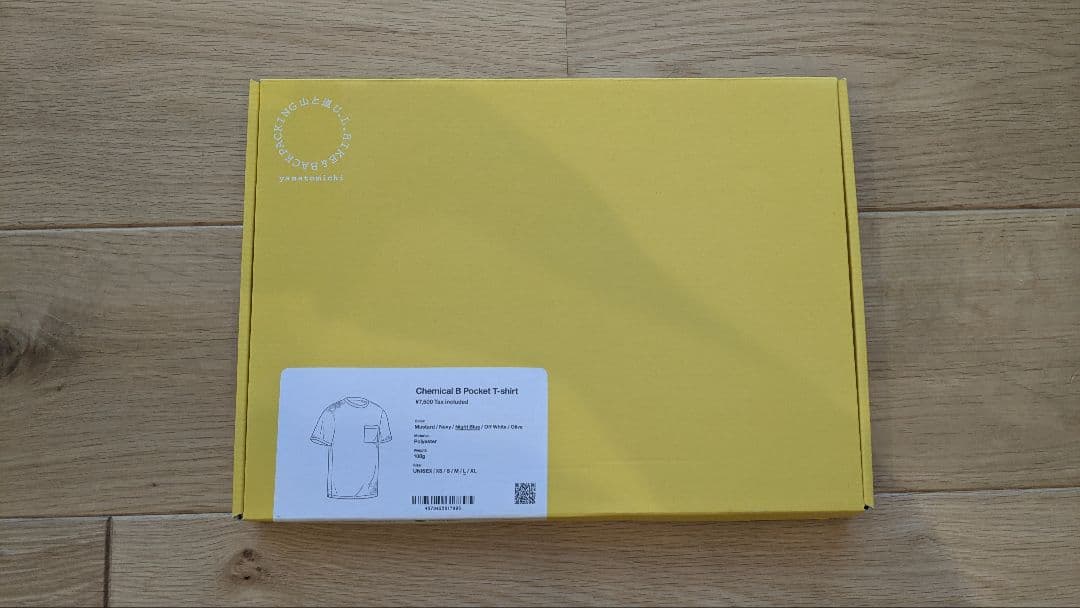 山と道　Chemical B pocket TシャツL Night Blue