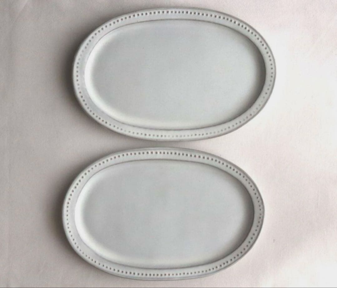 ◎◎ 暮縞 ドットリム皿2枚 ◎◎