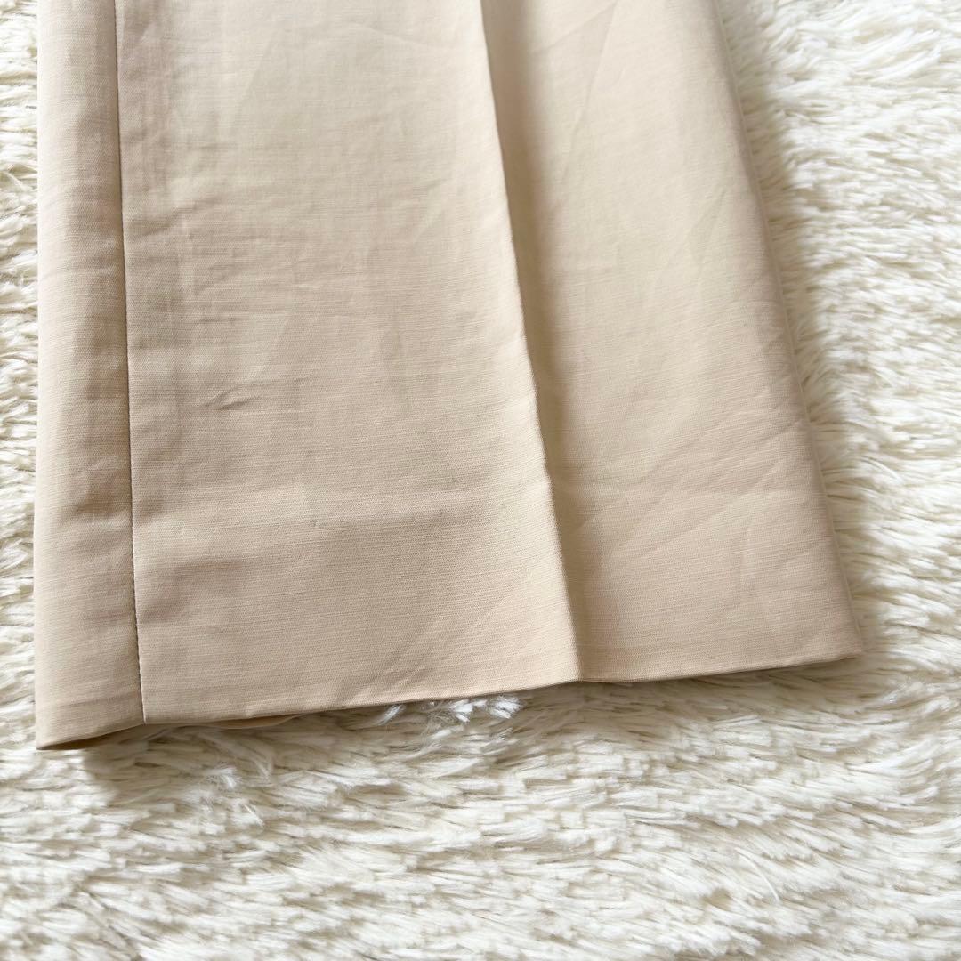 マックスマーラ パンツスーツ 白タグ ベージュ テーラード 38