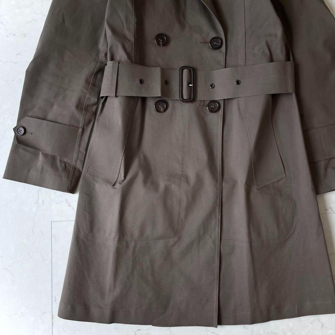 美品 マッキントッシュ × マーガレットハウエル ゴム引きトレンチコート カーキ