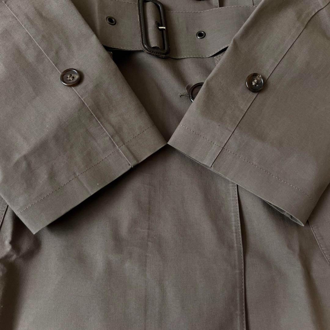 美品 マッキントッシュ × マーガレットハウエル ゴム引きトレンチコート カーキ