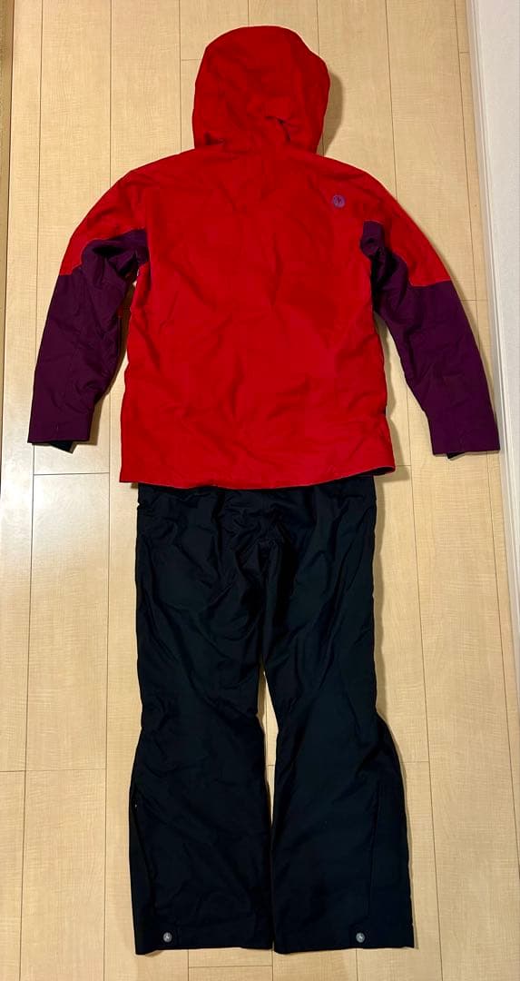 【美品】Marmot マーモット スキーウェア 上下セット メンズ Lサイズ