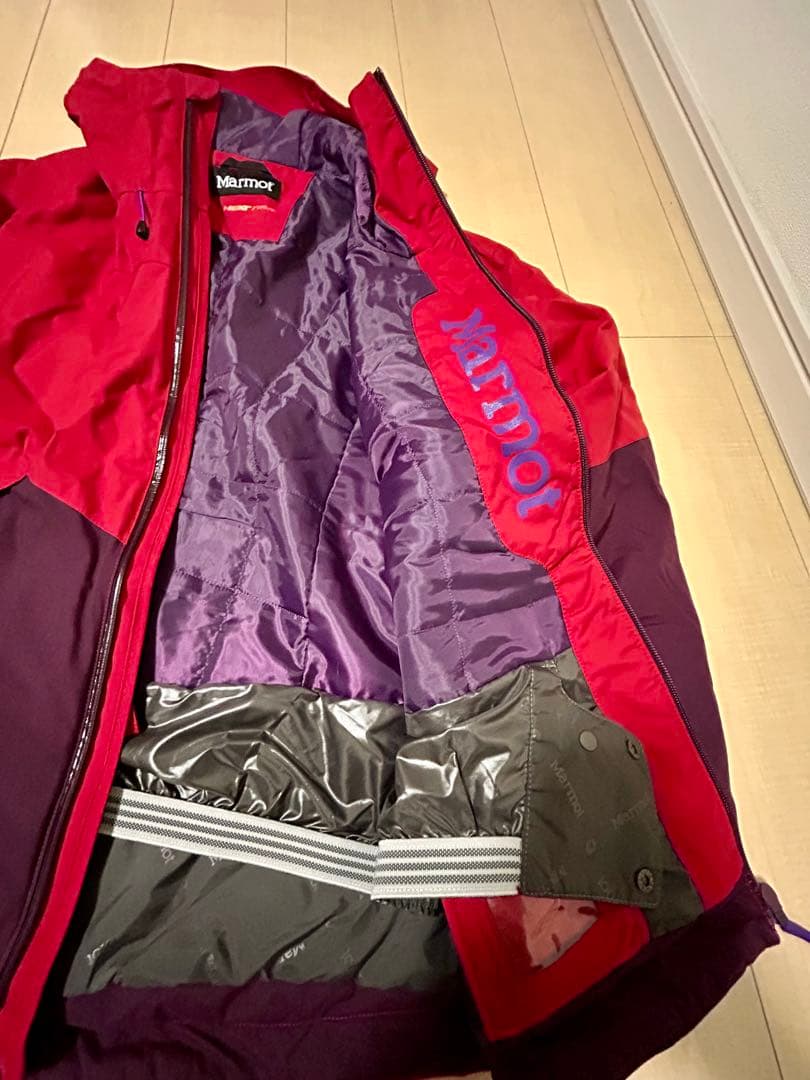 【美品】Marmot マーモット スキーウェア 上下セット メンズ Lサイズ