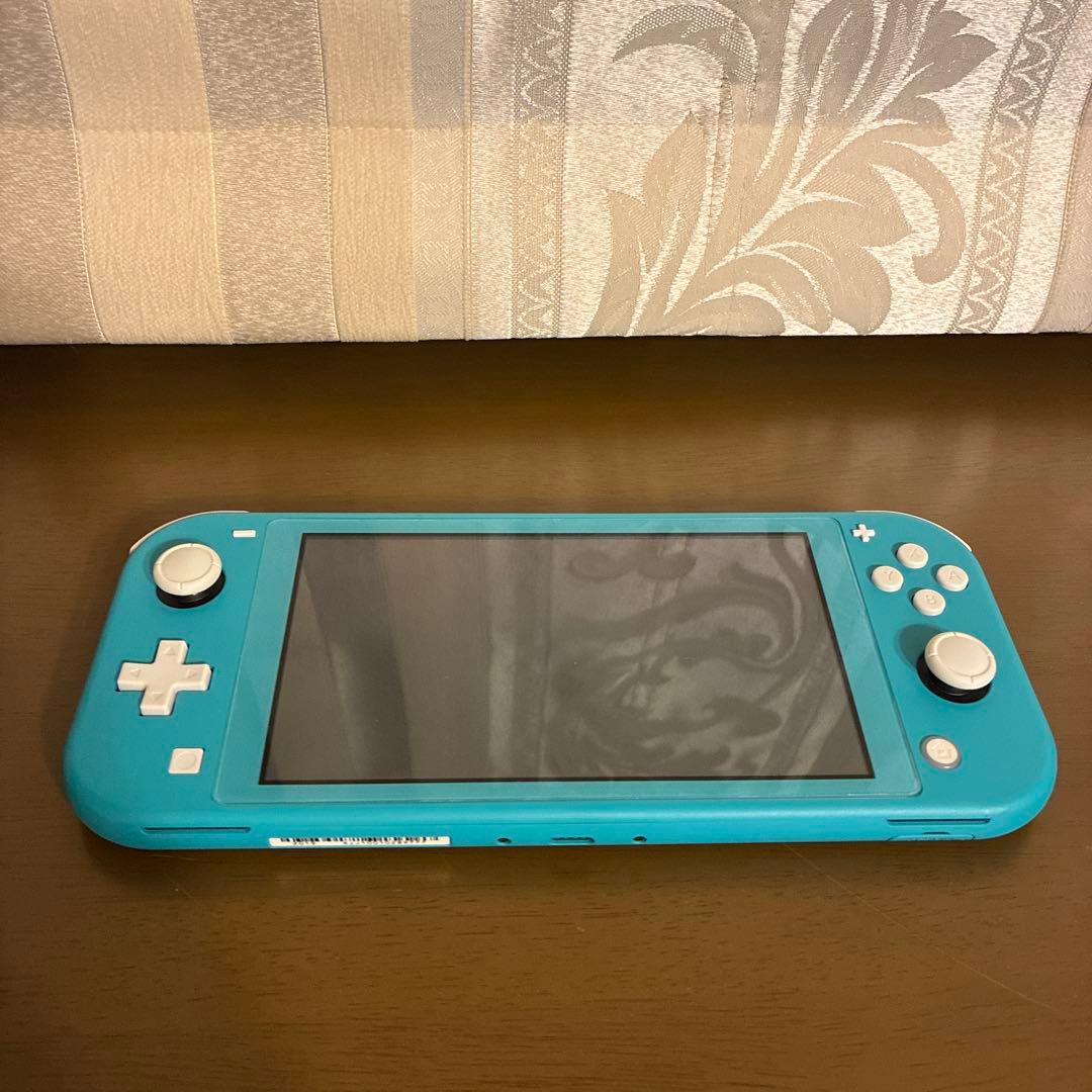 【動作確認済】Switch Lite ターコイズ スイッチライト 充電器付
