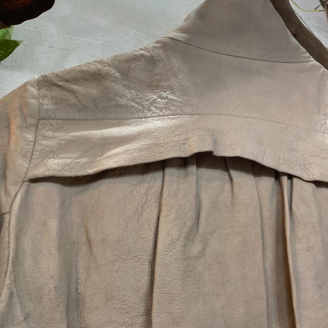 ▼Rick Owens リックオウエンス　レザージャケット　ラムレザー　ジップ