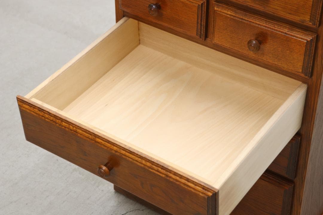 三越 ブルージュ オーク材 チェスト 引き出し 箪笥 収納 クラシカル