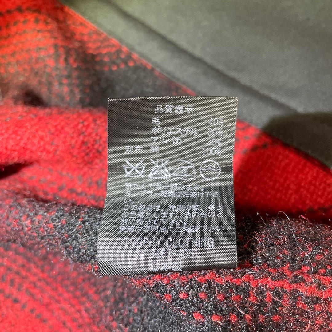 TROPHYCLOTHINGトロフィークロージング オンブレチェック ウール M