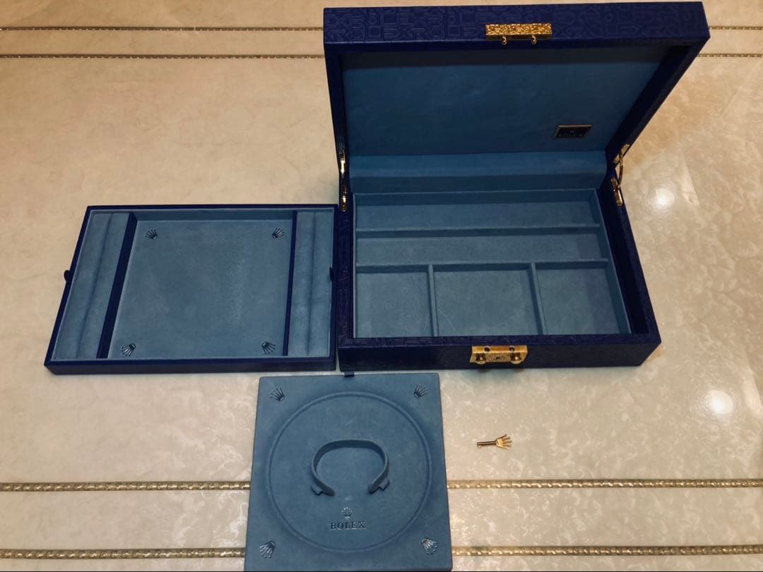 [希少 ] ROLEX ロレックスボックス ジュエリーボックス　コンピュター柄