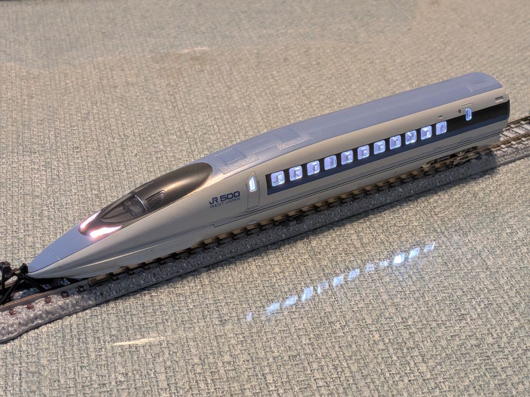 TOMIX JR 500系新幹線「のぞみ」 基本セット＋グリーン車 室内灯付き