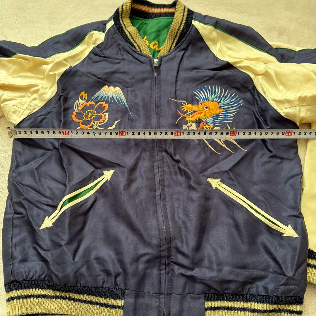 テーラー東洋　スカジャン日本地図　鷹 龍虎 富士山