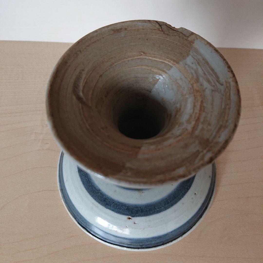 高杯　高月　高台皿　古伊万里　染付