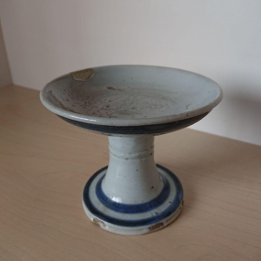 高杯　高月　高台皿　古伊万里　染付