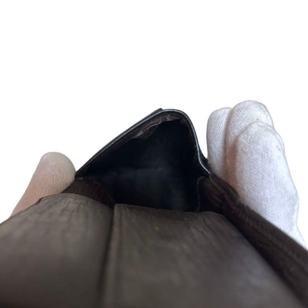 人気　グッチ　折り財布　ベージュ　GG柄　フラップ　PVC