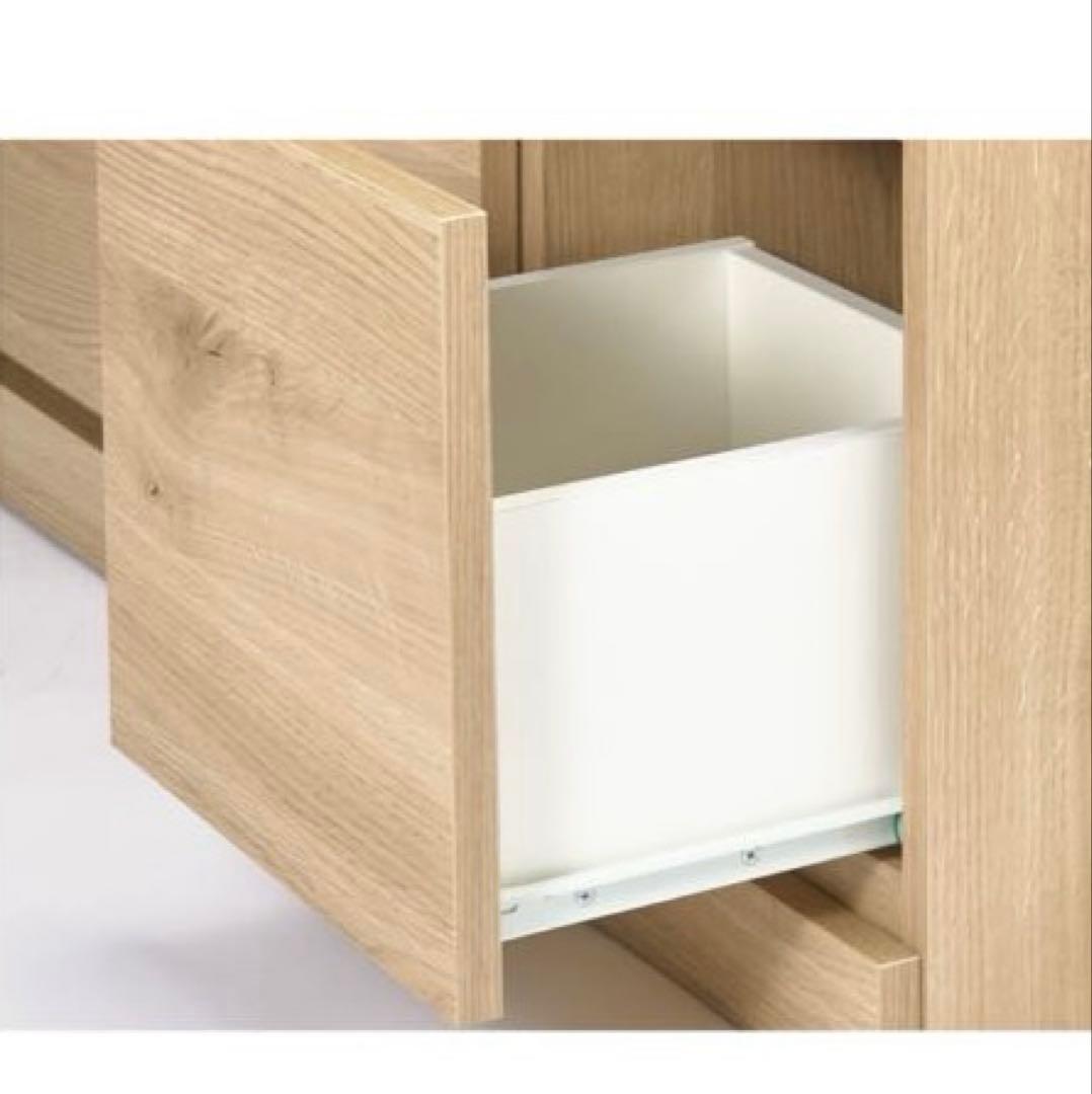 ディノス　リビング収納キャビネット 幅90cm ホワイト