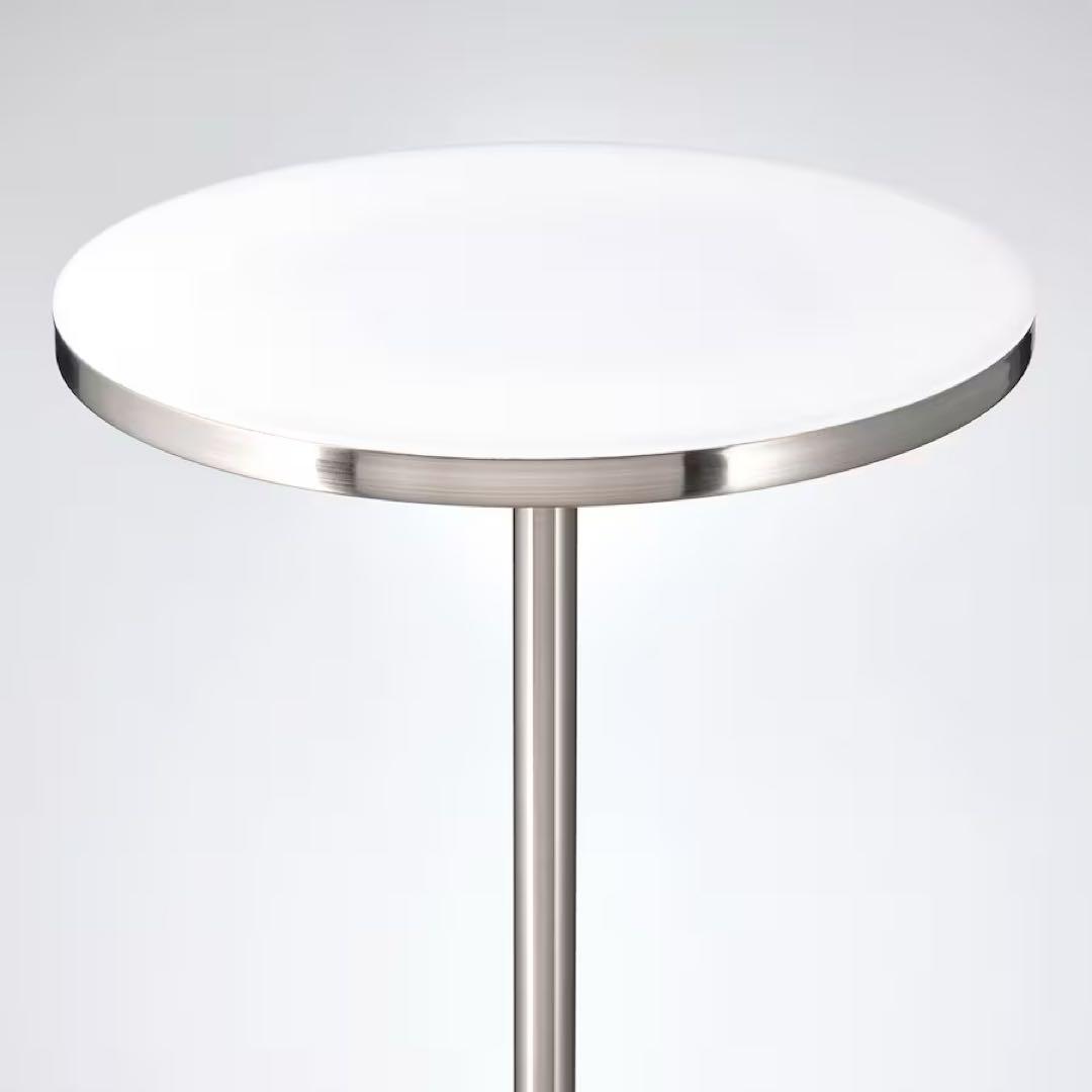 新品＊未開封 イケア イスヤクト フロアアップライト 読書ランプ ニッケルメッキ